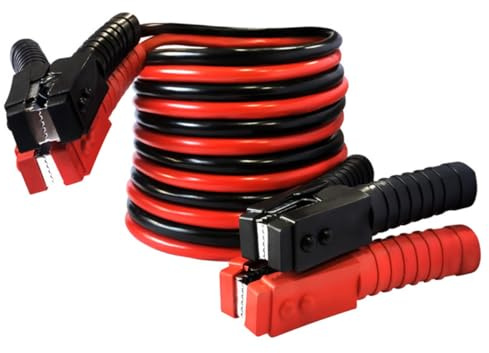 EPIGEIST Cavi Avviamento Batteria Auto Morsetti Isolati in Gomma Cavo Rinforzato Metri per Avviamento Rapido Veicoli Benzina Heavy Duty Booster Jumper Cable