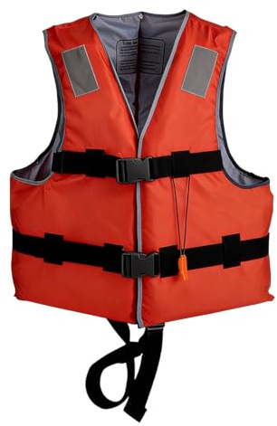 Genérico Chaleco de Kayak con Cintura Ajustable y Cremallera,Chaleco Impermeable para Pesca,Nadar,Surfear,Playa,Piscina,EsnóRquel,Chalecos de Kayak para Lanchas Motoras y Deportes