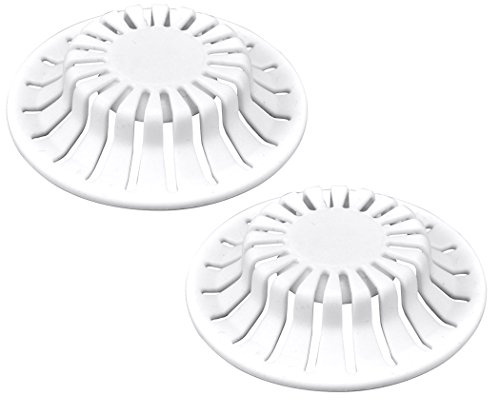 Danco 10769 Hair Catcher (2-Pack), White, Bathroom Sink-Pack of 2