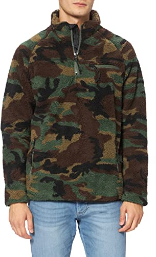Brandit Teddyfleece Troyer, Farbe: Woodland, Größe: 3XL