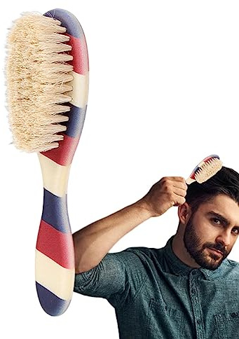 cepillo para peinar el cabello, Cepillo para peinar pelo corto, Cepillo aseo para cabello fino, accesorios barbería para peinados hombres y niños Halatua