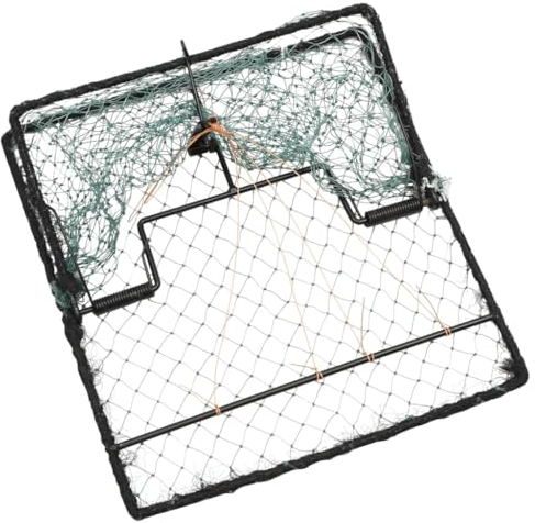 vidaXL Vogelfalle, Lebendfalle für Gärten, Vogelfangnetz für Vögel unschädlich, Vogelnetz Netzfalle Tierfalle Falle Human, Grün Stahl