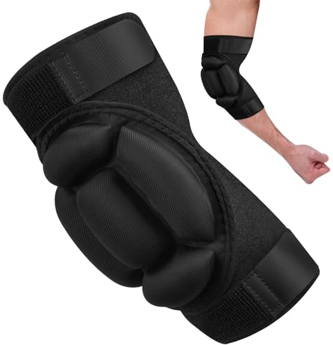 flintronic Paragomiti Boxe Gomitiera Supporto, Coppia di Gomitiere con Imbottitura, Supporto Tutore Gomito, Tutore A Compressione Per Gomito, Elastica Elbow Pads, Gomitiera per Pallavolo Epicondilite