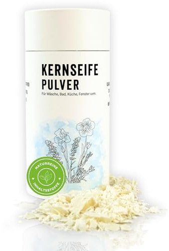 Hautwohl Geraspelte Kernseife 400g – ergibt 26L – Zutaten aus kontrolliert biologischem Anbau, Palmölfrei, Duftstofffrei – Handgemacht in Deutschland