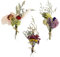 SGERUFZ 3 Piezas Mini Flores Secas para Manualidades, Flores Naturales Secas Decoración, Flores Secas Decorativas, Flor Lavanda Seca Natural para Scrapbooking Artesanía (Pequeño)