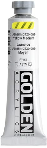 Golden : Heavy Body Acrylic Paint : 60ml : Benzimidazolone Yellow Medium III