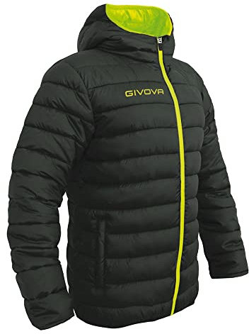 Givova Damen Holland Waistcoat Weste, dunkelgrau /gelb fluo, S-L EU