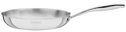 Tramontina Bratpfanne Grano, Ø 20 cm, Edelstahl, Induktion, Backofengeeigenet, spülmaschinengeeignet, Silber