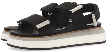 GIOSEPPO Sandalias Negras con Tiras Ajustables para Mujer MARTLAND