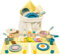 36pcs Wooden Toy Pots And Pans Sets for Toddlers,Wooden Kitchen Toys Accessories Cooking Set Food Cookware Pretend Play Toys for Kids Girls and Boys
