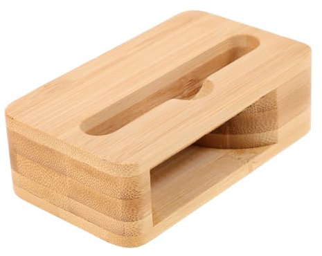 SHINEOFI Altavoz para Teléfono Celular Amplificador De Sonido Estación De Acoplamiento para Teléfono Soporte De Madera para Teléfono Amplificador Base para Amplificador De Teléfono