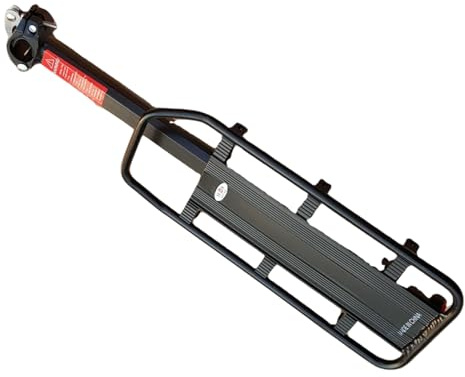 Portapacchi posteriore per mountain bike, a sgancio rapido, rimovibile, per biciclette, in metallo ad alta resistenza, per borse, zaini, cesti, valigie, generi alimentari, ciclismo, touring
