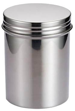 Contenitore in acciaio inox per alimenti, barattolo sigillato per caffè, lattina da cucina con coperchio ermetico per tè, caffè, chicchi di zucchero, caramelle, biscotti, spezie, farina,