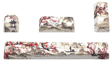 Teclas gruesas de PBT Dye Sub Sub Sublimación de 6.25U Espacio Enter ESC Perfil OEM 4 piezas/juego de teclado mecánico de repuesto Pbt personalizado