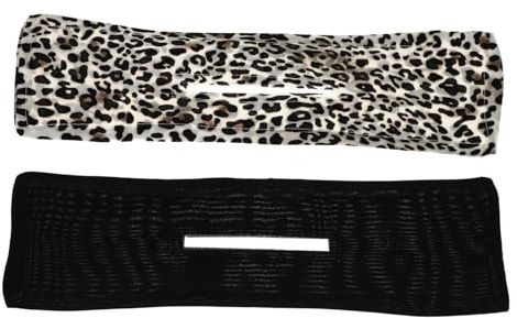 LIFKOME Adorno Cabello Lazo Retorcido de Poliéster Negro, Fácil de Poner y Quitar, 2piezas para Fiestas y Uso Diario, Crea Peinados Instantáneos y Únicos