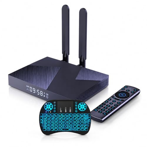 Android TV-box, RK3588 Octa-Core, 8 GB RAM, 64 GB ROM, WiFi 6, Bluetooth 5.0, 8K/4K streaming, USB 3.0, smart mediaspelare för hemunderhållning