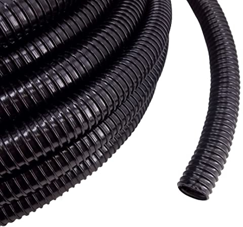 AquaOne Tuyau d'étang 38 mm 1 1/2 10 m I Tuyau de bassin de qualité supérieure pour jardin et bassins I Tuyau d'étang I Tuyau en spirale I Tuyau d'aspiration I Tuyau de pompe I Tuyau d'arrosage
