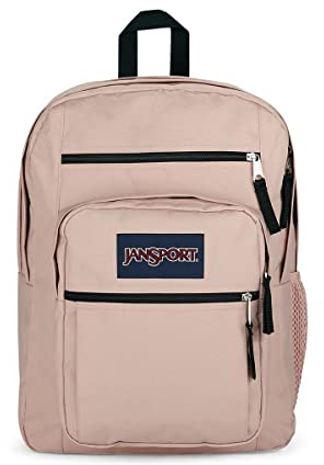 JanSport Laptop Backpack - Computer Bag with 2 Compartments, Ergonomic Shoulder Straps, 15” Laptop Sleeve, Haul Handle - Misty Rose