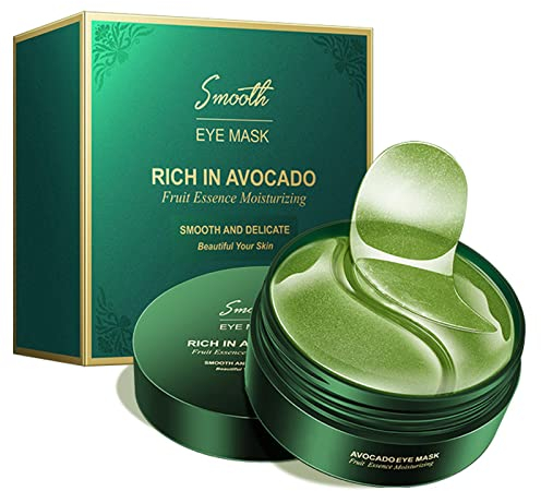 Patch Occhi,60 pezzi Maschera per Gli Occhi, Maschera per il trattamento sotto gli occhi in oro, Per Anti-Rughe Anti-Età ed Idratante Ridurre Borse Occhiaie e Puffiness