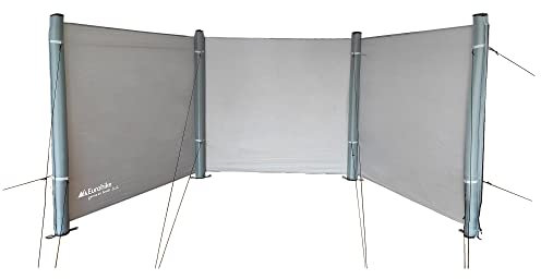 Eurohike Genus Inflatable Windbreak, Lightweight & Easy to Pitch Privacy & Sun Shelter, Structured Wind Breaker from the Genus Tent Range, Ideal for Camping, Festivals and the Beach, Grey