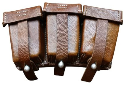 WH Kartuschentasche K98, braun, Replik by Zib Miltec