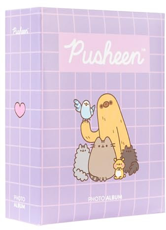 Grupo Erik Pusheen Photo Album | 6x4 Photo Album - 10x15 cm, 100 Pockets | Photo Albums 6x4, Memory Book, Photo Book, Small Photo Album, Photo Gifts, Pusheen Gifts