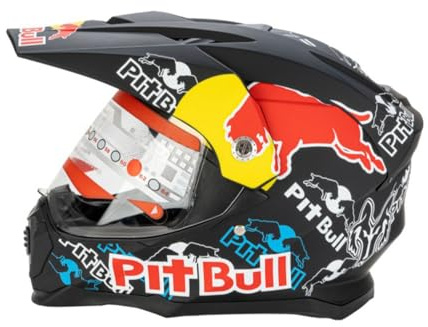 Motorradhelm Cross Damen Herren Full Face MX Motocross DOT/ECE-Zertifizierter Offroad Helm Mit Anti-Fog Sonnenblende Downhill Helm Mopedhelm Schutzhelm Für Quad Cruiser Chopper,Black/B-XL
