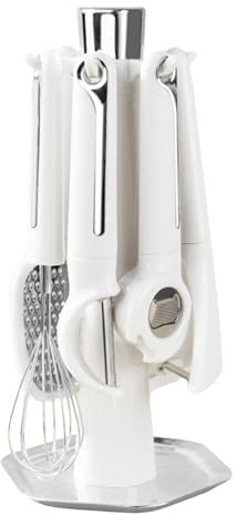 Duroecsain Set di utensili da cucina – affettaverdure con supporto | manico ergonomico attrezzature professionali per, gastronomia domestica