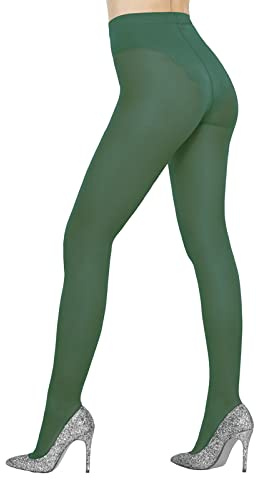 SOLIDEA Damenstrumpfhose Naomi 140 Abgestufte Kompression 18/21 mmHg (Grün, 42)