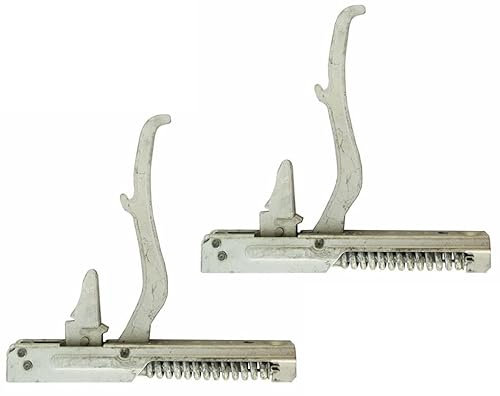 Alpes Inox - Kit 2 cerniere 165 x 20 mm. interasse di fissaggio 70 mm. per porta forno - KCF6992/OR - Prodotto originale