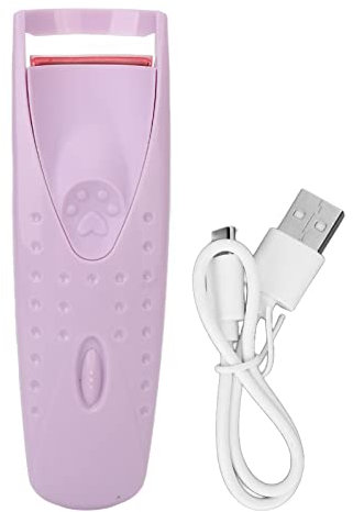 Piegaciglia Riscaldato, Piegaciglia Elettrico, Usb C Piegaciglia Riscaldato a Lunga Durata per Ciglia Naturali, Piegaciglia Riscaldato Portatile (Viola)