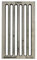SPEEDPLANT Hochwertiger Ascherost 16 x 28 cm Ofenrost Kaminrost Liegerost Tafelrost Feuerrost - Premiumqualität, Stärke 13 mm