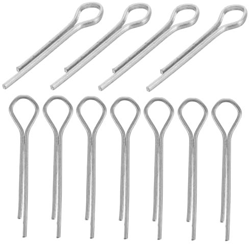 Cabilock Set Da 100 Pezzi Perni Di Coppiglia in Acciaio Zincato U-forma 1,5x20 Mm Per Meccanici Automotive Camion Riparazioni Piccoli Motori Fissaggio Rapido e Resistente