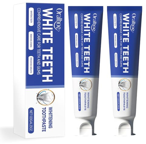 2 Stück Niacinamide Whitening Zahnpasta, Niacinamide Toothpaste, Whitening Zahnpasta, Tiefenreinigungs-Pflegezahnpasta, Fleckenentfernung, Ganzheitlicher Schutz für Zähnen, Frischer Atem