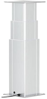DHLCE-S elektrisk lyftpelare lastkapacitet 200 kg fjärrstyrd lyftplattform 10 mm/s hantering, hissbord, kran (Silvery-80KG 30MMS, H480-550mm)