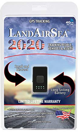 LandAirSea 2020 Real-Time 4G LTE GPS Tracker for Personal, Vehicle and Asset Location Tracking (USA Version) - Monthly Subscription Required