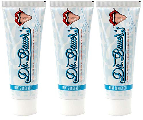 Dr. Bauer´s Zungengel - Tung-Gel Minze 75ml gegen Mundgeruch, 3er Vorteilspack (3x 75ml)