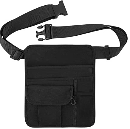 Pochette de taille de serveur de poches avec sac de tablier de serveuse de serveur de ceinture réglable pour restaurants, KTV,