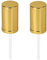 Lot de 2 pompes de fond de teint de rechange pour Estee Lauder, pompe de fond de teint de rechange compatible avec fond de teint double usure Estee Lauder (doré)