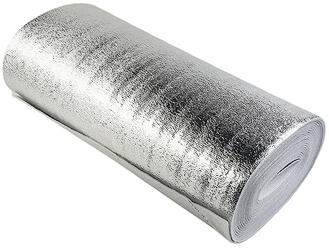 LOVIVER Radiateur Film réfléchissant Film isolant Boîte à emporter Murs Réflecteur Express Plafonds antichoc Barrière étanche Radiateur , 30cmx5M