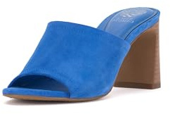 Vince Camuto Women's Alyysa Heeled Mule Sandal, Cornflower, 6 M