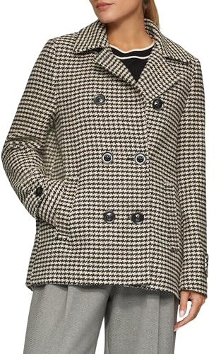 s.Oliver BLACK LABEL Houndstooth Caban Jacket, 99n1, 14