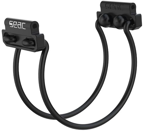 SEAC Bungee para Tablet, Correa elástica de Goma para Tablet de Ordenadores de Buceo