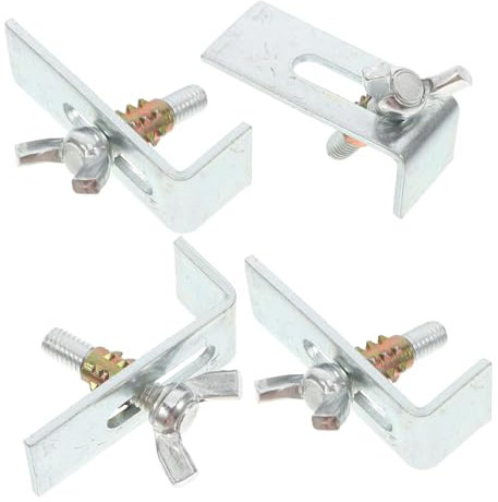 Veemoon 4pièces Supports De Fixation Pour Évier Kit De Pour Éviers Plan Clips De Sécurisation Pour Lavabos Accessoires De Réparation