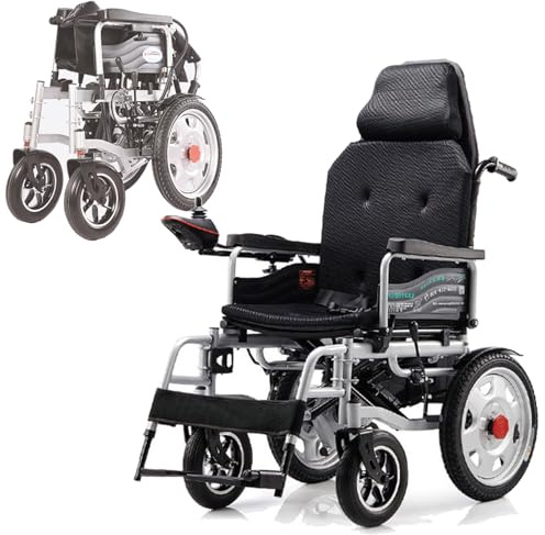 Fauteuil Roulant Electrique Traction Avant Fauteuil Roulant Pliable Leger Tout Terrain Fauteuil Roulant Electrique Pliable Leger Largeur Du Siege 50 Cm Chaise Roulante Handicapé