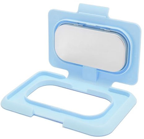 Oreilet Calentador de Toallitas para Bebés, Calentador de Toallitas para Pañales Portátil con Fuente de Alimentación Enchufable Directa para Bebés Recién Nacidos (azul claro)