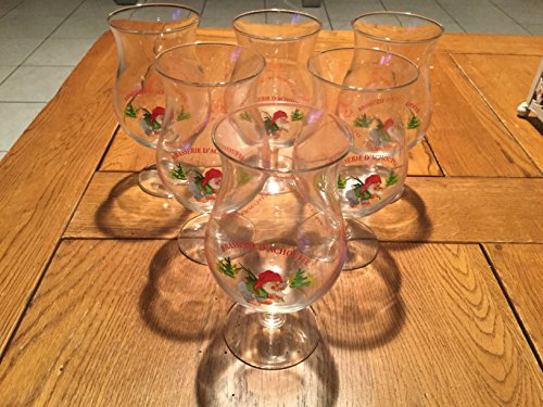 lot de 6 verre a biere brasserie d achouffe 25cl neuf chouffe