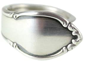 Besteckschmuck, Schmuck Ring, ca. 64 (20,4) Ring aus Besteck