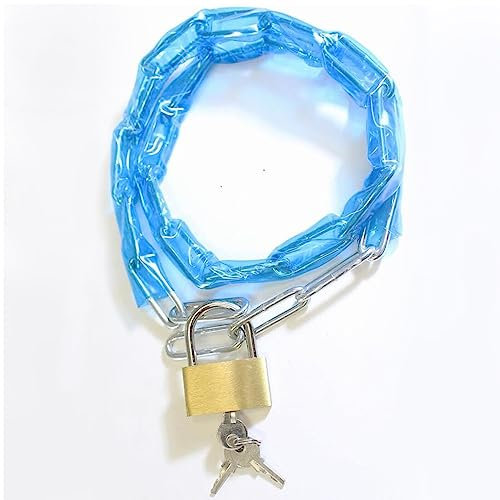 Yorkshire Homeware Bike Chain Lock | Portable Bicycle Padlocks | Anti-Theft Chain Lock | Lengthen Cycling Safety Locking Chain for Motorcycle Electric Scooter, Warehouse Doors, Farms, Lawn Mowers