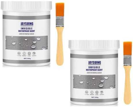 Transparentes Wasserdichtes Beschichtungsmittel,600g Wasserdichte Isolier-Dichtstoff-Emulsion,unsichtbares wasserdichtes Mittel,Dichtmasse Wasserdicht,für Toilette,Badezimmer,Fliesen,Wände,Dach